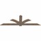 Ekena Millwork Redmond Smooth Timber Gable Bracket, Douglas Fir, 84"W x 28"H x 1 1/2"D x 5 1/2"F, 8/12 Pitch GBW084X28X0206RED00SDF - alternate 3